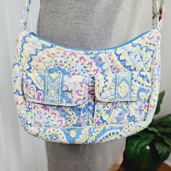 Vera Bradley Capri Blue Crossbody - Picture 1 of 8